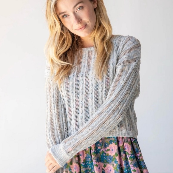 Natural life Favorite Layering Sweater - Light Blue - XS - Picture 5 of 6